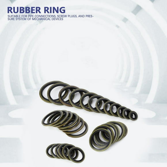 FAGINEY O Ring, Nitrile Rubber O Ring Kit Gasket Ring, O-Ring Sealing Ring Kit For Faucet Rubber O Ring Professional Plumbing