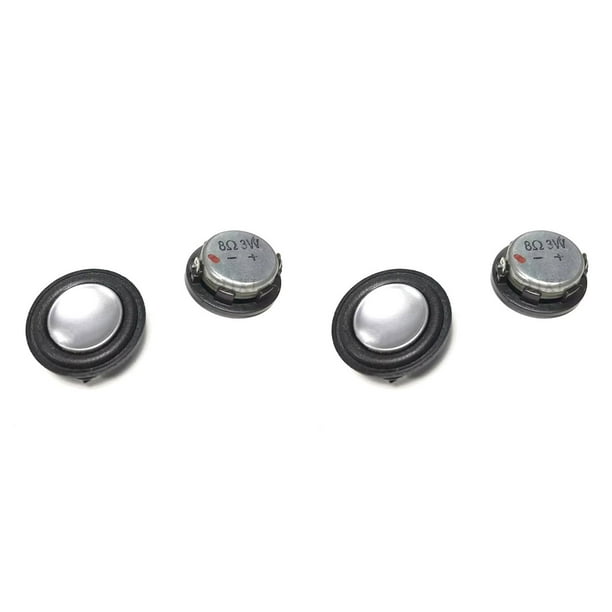 2X Minialtavoz de 28 mm con Rango Completo de Neodimio de 8 Ohmios y 3 W para Cine en Casa.