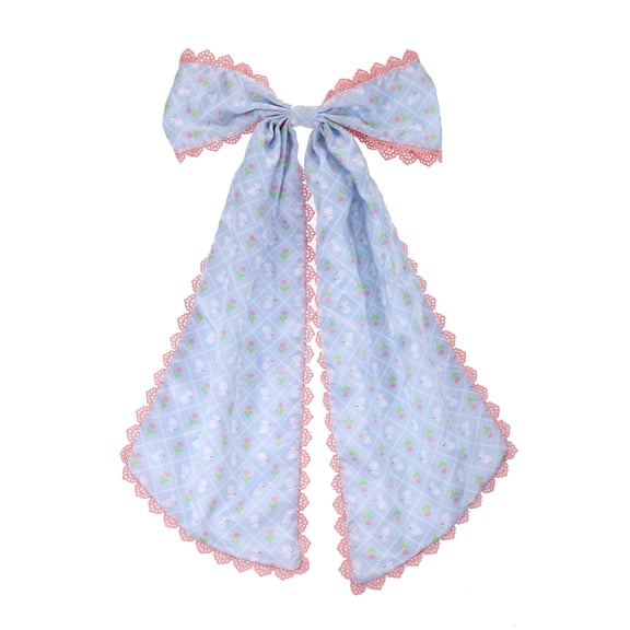 Way to Celebrate Easter Pink and White Hair Bow, 1 Piece