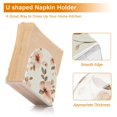 thumbnail image 4 of Table Napkin Holder, One Sizex1 Kitchen Napkin Holder Acrylic Napkin Holder Restaurant Napkin Holder Super Beautiful Orange Flowers, 4 of 9