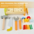 thumbnail image 2 of Worgeous 1 Set Toddler Pounding Peg Workbench Toy for Early Education Birthday and Christmas Gift, 2 of 8