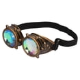 thumbnail image 4 of Gafas de caleidoscopio, gafas decorativas reflectantes con banda elástica, lentes transparentes, divertidas gafas de estilo Vintage, accesorios Almacenamiento y organización del hogar Latón antiguo Yuarrent HA028008-01, 4 of 6