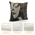 thumbnail image 4 of Awypu Black Girl Throw Pillow Covers, Daughter Gifts, Daughter Birthday Gift, Black Art Decor, African Women Girl American Pillow Cases for Sofa Bed Couch, Daughter Room Decor, 4 of 5
