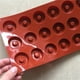 thumbnail image 3 of Mini molde para donas de silicona, bandeja para hornear donas con 18 cavidades, molde para muffins, molde para pasteles, molde para galletas, rojo, 3 of 5