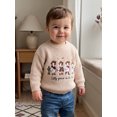 thumbnail image 5 of RUINIXCW Toddler Baby Girl Boy Silly Goose Sweater Outfit Newborn Infant Fall Winter Knit Sweaters Kids Goose Embroidery Long Sleeve Jumper Pullovers, 5 of 10