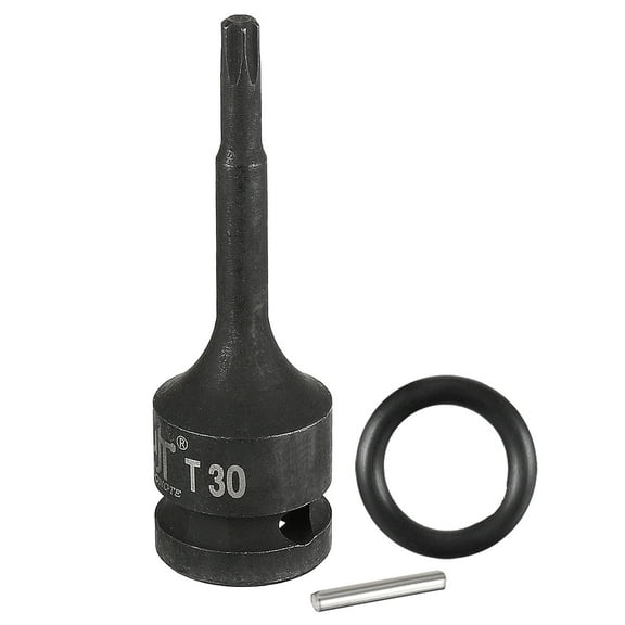 1/2-Inch Drive T30 Torx Bit Impact Socket, Cr-Mo Steel