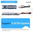 thumbnail image 3 of 8-Channel Multiplexer / Hub Support 3.3V/5V System Multiple Devices with the Same Address 8 Grove Port 8x2cm, 3 of 7