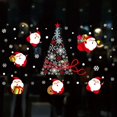 thumbnail image 1 of Pegatina estática de copo de nieve blanco para puerta de vidrio, producto navideño, Papá Noel, alce, muñeco de nieve, pegatina para ventana, 2024, 1 of 4