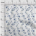 thumbnail image 2 of oneOone Cotton Poplin Medium Blue Fabric Floral Dress Material Fabric Print Fabric By The Yard 56 Inch Wide, 2 of 4