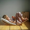 thumbnail image 4 of Kinderfeets: Kinderboard - Natural - All Ages Wooden Balance Board, Multifunctional Use, Handcrafted, 300 Lbs Max,  Toddler-Kid-Teen-Adult Age 18mo+, 4 of 14