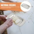thumbnail image 4 of MasteelfCA 1PC European Stainless Steel Butter Box Butter Plate Pastry Box with Lid, 4 of 8