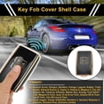thumbnail image 2 of Funda de Llave de Auto de Silicona TPU Negra con Borde Dorado de Unique Bargains para Renault, Kangoo, Sandero, Twingo, Laguna, Kadjar - Funda de Control Remoto de 4 Botones, 2 of 6