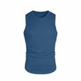 thumbnail image 5 of Purcolt Mens Sport Tank Tops Stretchy Casual Crew Neck Sleeveless T-Shirts Comfort Workout Yoga Athletic Basic Shirts, 5 of 9