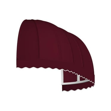 3.38 ft. Chicago Window & Entry Awning, Burgundy - 31 x 24 in.