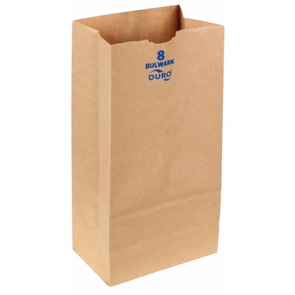 Duro Bag 71008 Heavy-Duty SOS Bag, 4-1/8 in W, 6-1/8 in L, Virgin Paper, Kraft