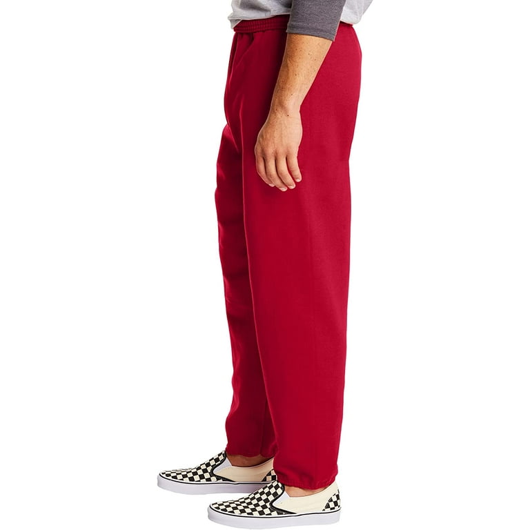 Buy Hanes Men's Sweatpants, EcoSmart Best Sweatpants for Men, Men's  Athletic Lounge Pants with Cinched Cuffs (1 or 2 Pack Option)