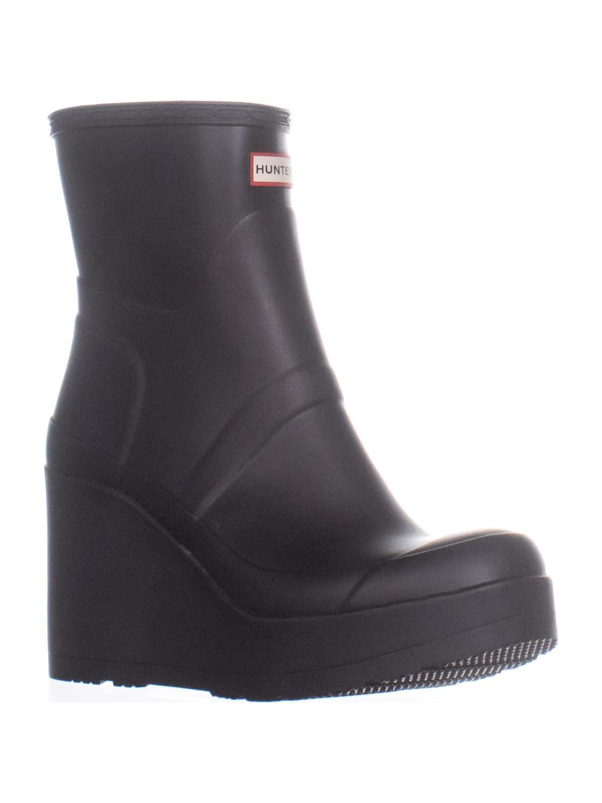hunter rain boots wedge heel