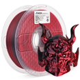 thumbnail image 1 of Filamento para impresora 3D AMOLEN Silk PLA, 1,75 mm, rojo y negro, 1 kg, 1 of 7