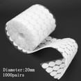 thumbnail image 5 of 1000 Pairs Self Adhesive Fastener Tape Dots 10/15/20mm Disc Adhesive Strong Glue Magic Sticker Round Fastener Hook and Loop Tape, 5 of 9