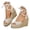 Beige, variant on Womens Espadrilles Wedges Sandals Suede Open Toe Tie Lace up Slingback Platform Summer Dress Shoes with Ankle Strap Beige Size 7