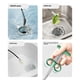 thumbnail image 4 of Destapador de desagüe de 4 garras de 0,9 metros - Herramienta flexible de muelle para inodoro, cocina y fregadero - Recogidor y agarrador de pelo con mango telescópico, 4 of 5