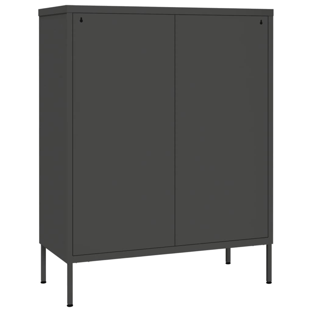 vidaXL Drawer Cabinet Freestanding Storage File Cabinet for Home Office Steel