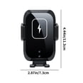 thumbnail image 3 of Fankiway 15W Car Wireless Charger Mobile Navigation 360 Degree Rotation Automatic Sensing Car Wireless Charger, Home & Kitchen Product, 3 of 8
