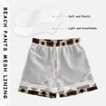 thumbnail image 3 of FORMRS Boys Swim Trunks Quick Dry Mesh Liner Boardshorts Sizes XS-XL, Checkered Stars Pattern, 3 of 7