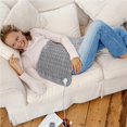 thumbnail image 3 of Xingzhi Home Office Portable Winter Adjustable Electric Heating Pad Bedroom Leg Belly Feet Warming Mat Heater Blanket 60x30cm, 3 of 5