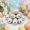 Slivery Medium, variant on 10pcs Charming Golden Pastel Easter Eggs,Easter Decorations 2026,Decorative Pastel Egg for DIY Spring Displays, EasterWreath, Bowl, Vase Fillers, Table Decor