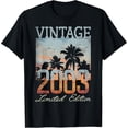 thumbnail image 2 of 100% Cotton Unisex Vintage 2003 Limited Edition 23rd Birthday 23 Year Old Gifts T-Shirt, 2 of 5