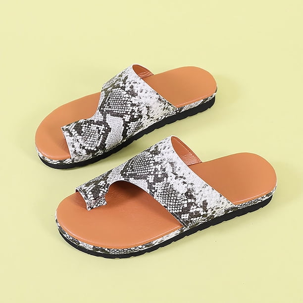 Nuevos zapatos de mujer de talla grande de verano, pantuflas de cuero, sandalias huecas Wmkox8yii ytu7232