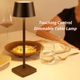 thumbnail image 3 of Lámpara de escritorio LED recargable por USB lámpara de mesa regulable con Control táctil luz de estudio de lectura portátil para, 3 of 8