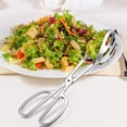 thumbnail image 4 of 2 Paquets Pinces de Buffet Pinces de Cuisine en Acier Inoxydable Pinces de Service Pinces à Salade Pinces à Gâteau Pinces à Pain, 4 of 5