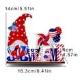 thumbnail image 3 of Mashaouyo Desktop Decor 2PCS Patriotic Centerpiece Memorial Day Centerpiece Wooden Centerpiece Independence Day Centerpiece Suitable For Fourth Of July Party Table Home Decor, 3 of 4
