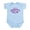 Sky Blue, variant on CafePress - Deputy Sheriff's Girl Infant Bodysuit - Baby Light Bodysuit, Size Newborn - 24 Months