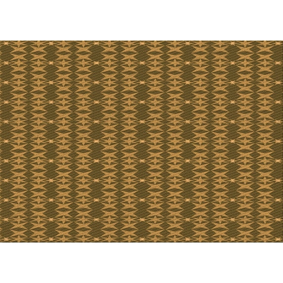 Ahgly Company Indoor Rectangle Patterned Dark Bronze Brown Area Rugs, 8' x 12'
