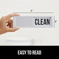 thumbnail image 6 of GORILLA GRIP Dishwasher Magnet Clean Dirty Sign, Optional Adhesive for Non-Magnet Surfaces, Silver, 6 of 10
