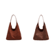 thumbnail image 1 of Bolso Hombro Mujer Ante Retro Con Asa Superior (marrón), 1 of 7