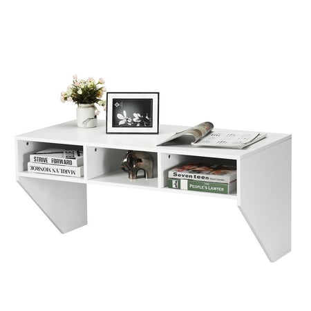 Wall Mounted Floating Computer Table Desk Home Office Furni