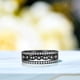 thumbnail image 2 of JeenMata Conjunto de Trío de Alianzas de Boda Armonizantes para Mujer en Oro Negro de 18 K sobre Plata, 2 of 8