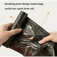 thumbnail image 3 of AVEKI 75 Count Small Trash Bags 4 Gallon Black Mini Drawstring Garbage Bags Faint Scented Trash Can Liners for Bathroom Kitchen Bedroom Office (75) 0601M, 3 of 8