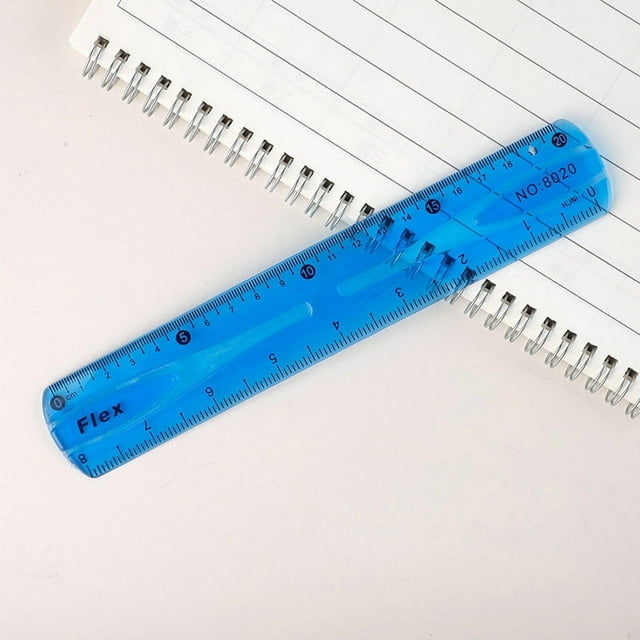 Liquidation des Offres du Jour! Règle Super Élastique 20 cm Dessin Règle Translucide Règle en Plastique Règle Souple Papeterie pour Étudiants