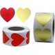 thumbnail image 1 of 1000 Pieces Heart Stickers,Red Heart Sticker,Yellow Heart Sticker,Valentines Day Stickers for Valentine Wedding Gift or Wrap, 1 of 5