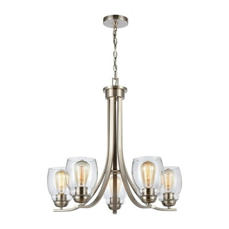 

Elk Home Calistoga 25 Wide 5-Light Chandelier - Brushed Nickel