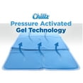 thumbnail image 4 of CHILLZ Pressure Activated Cooling Pad for Dogs, Large - Blue, 36 x 20 inches, 4 of 7