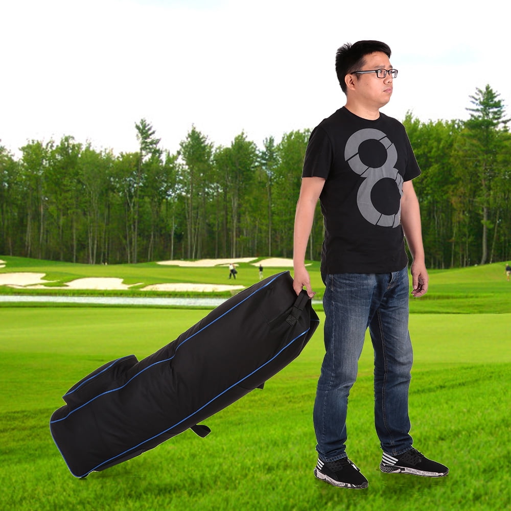 TOMSHOO TOMSHOO Wheeled Golf Travel Bag Smooth Rolling Cover Case