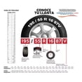 thumbnail image 2 of Paquete de 2 Llantas 195/55 R16 Mirage Mr-166, 2 of 2