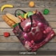 thumbnail image 5 of Balery Surreal Pink Headphones Bolsa de Mano para Mujeres con Cremallera, Bolsa de Gimnasio con Compartimentos, Bolsa para Laptop, Bolsa para Trabajo, 5 of 7