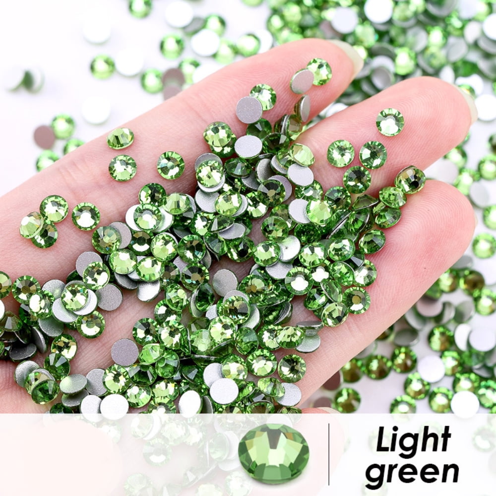 Kisor Professional Flat Back Nail Rhinestones For Nail Makeup Craft